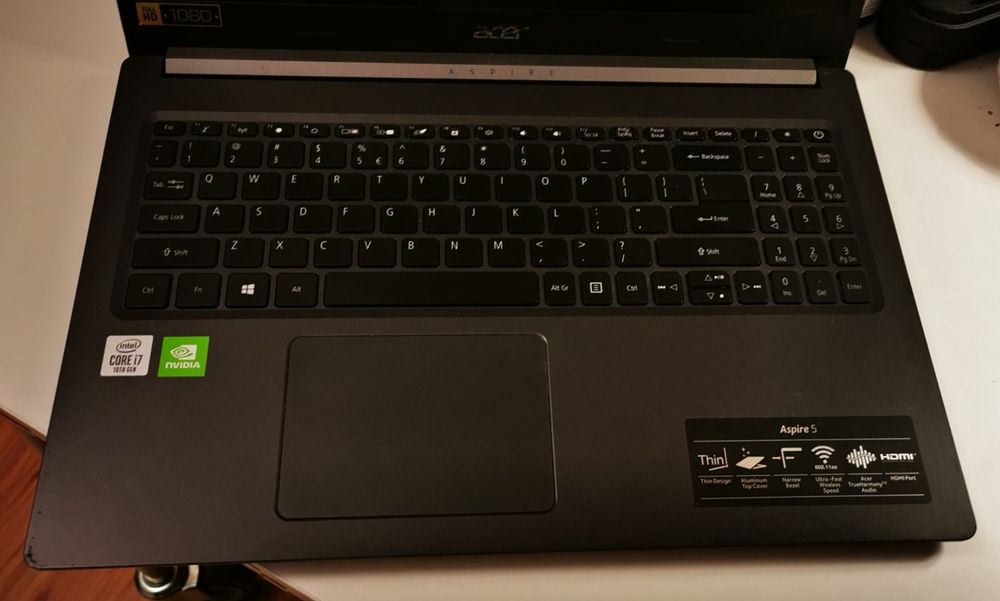 Acer Aspire 5, i7, 16GB, 1TB, GeForce MX250