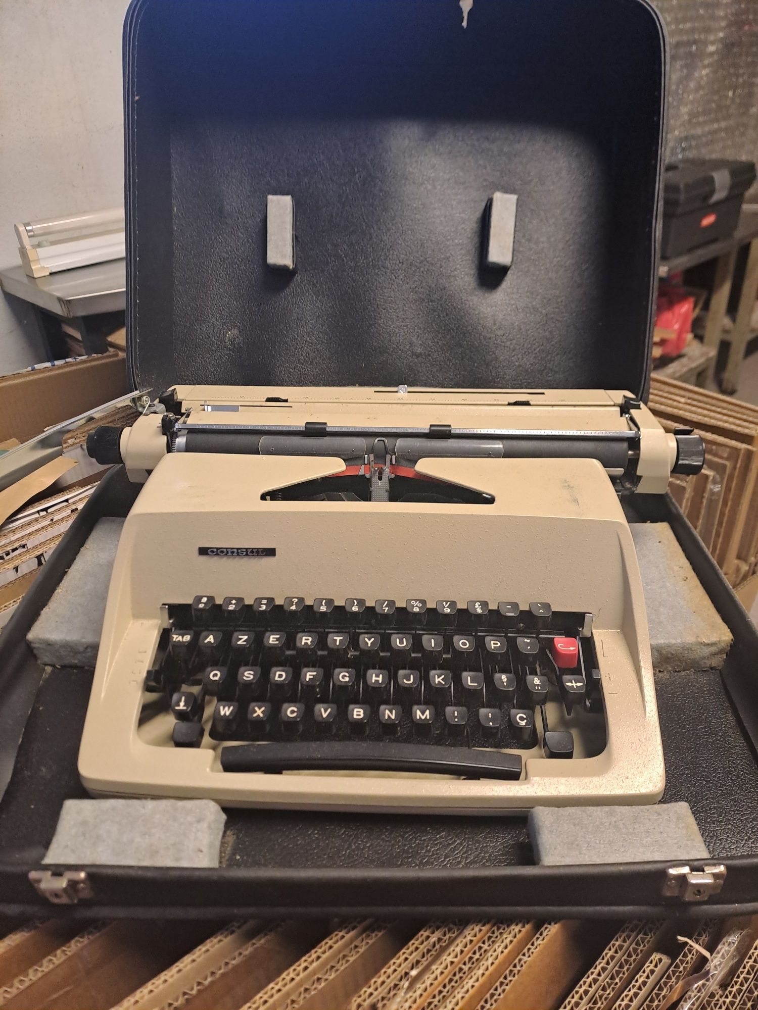Máquina de escrever manual