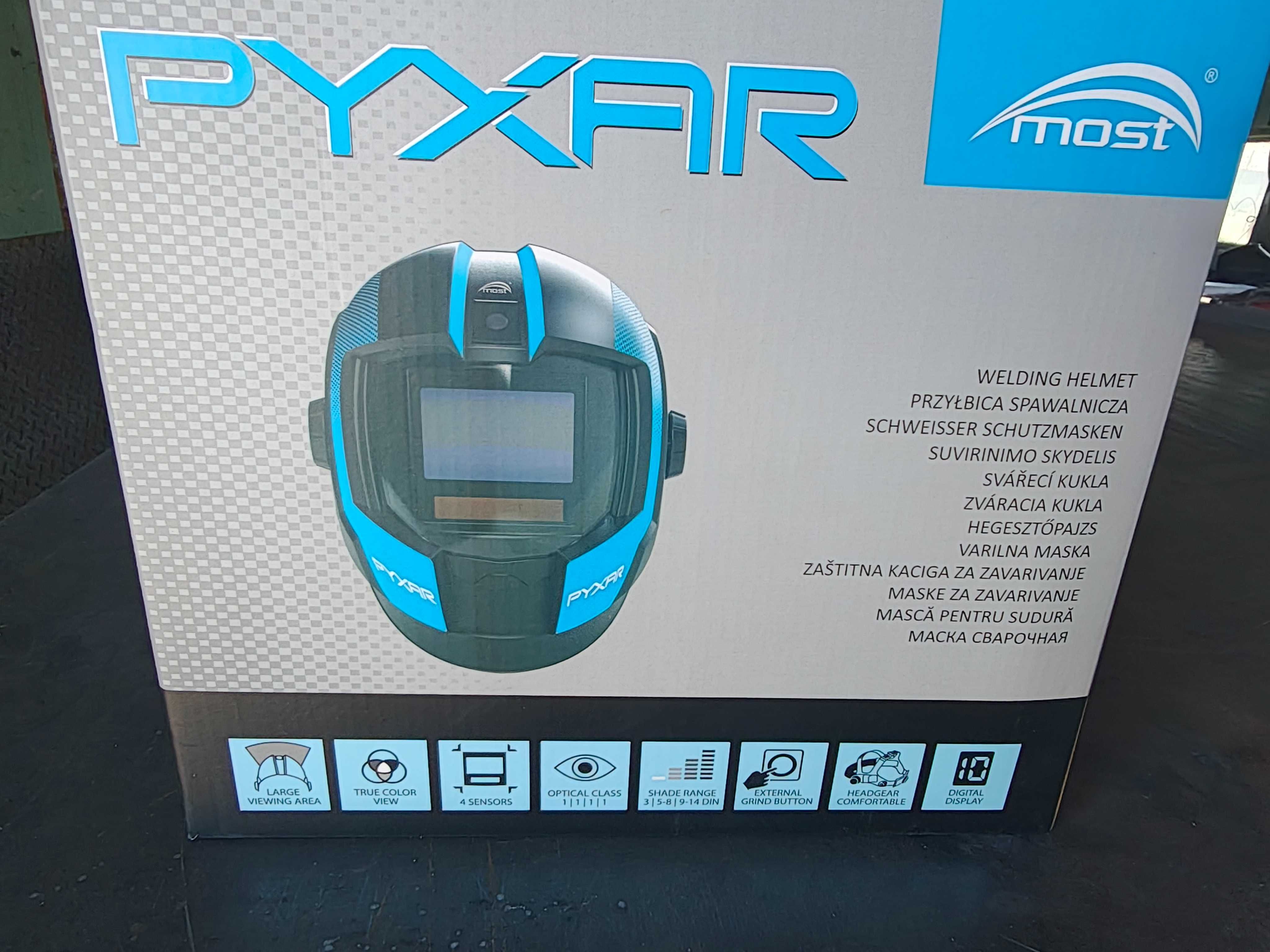 Przyłbice spawalnicze MOST PYXAR , MOST V1000