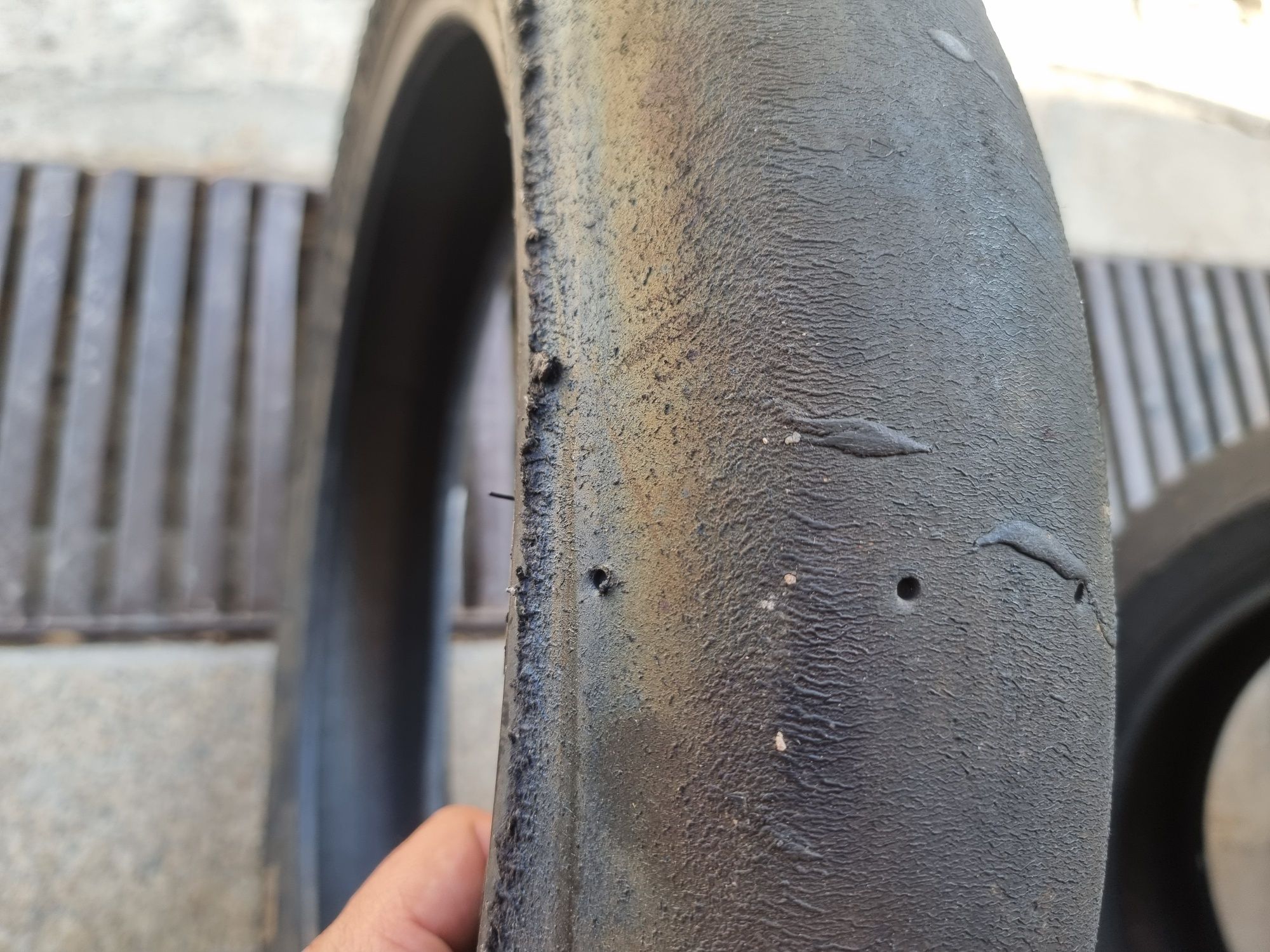 Pneus Dunlop slick