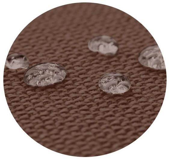 Poduszka ogrodowa 120x80 cm na ławkę palety wodoodporna brązowa