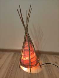 Lampka tipi namiot indiański handmade rękodzieło