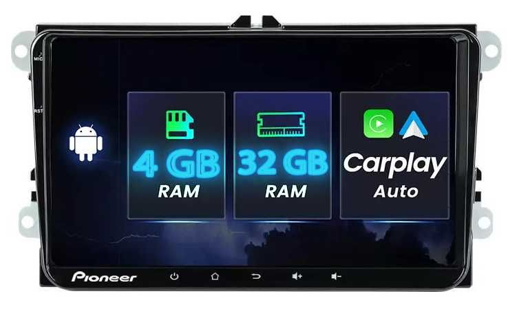 Штатная магнитола Pioneer 4/32GB VW B6/B7/CC/Caddy/Tiguan/Jetta/Polo