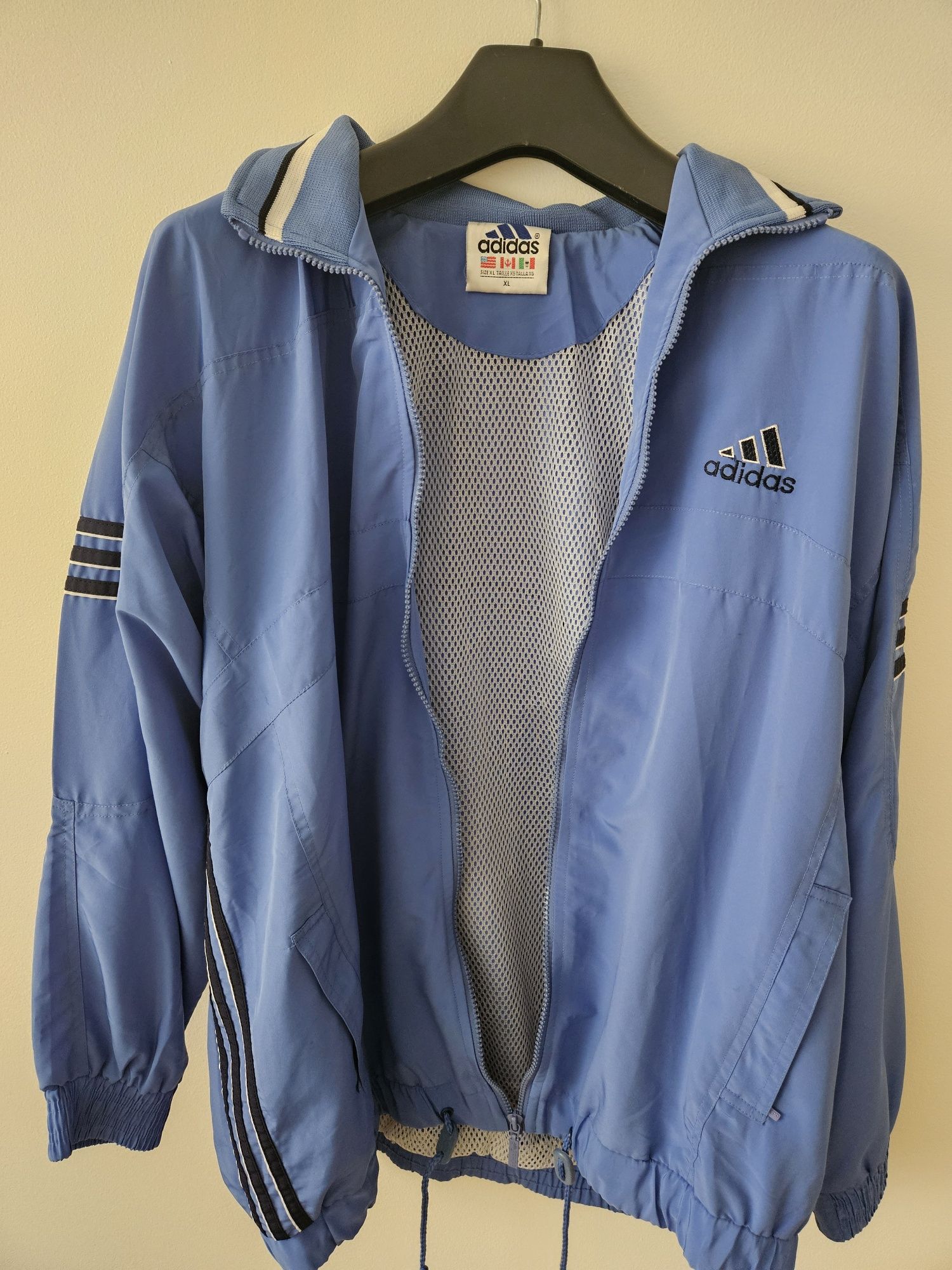 Komplet dresowy niebieski Adidas XL