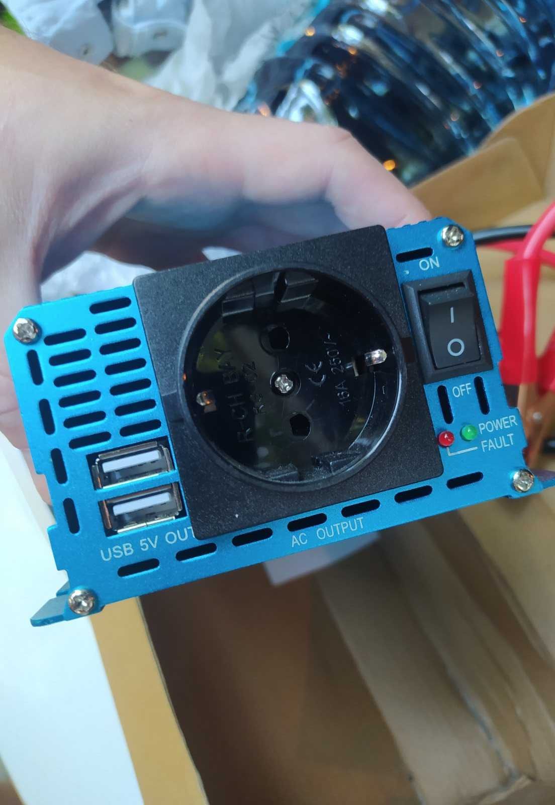Инвертор 12V 2000W чистый синус 2квт для котла холодильника тв роутера