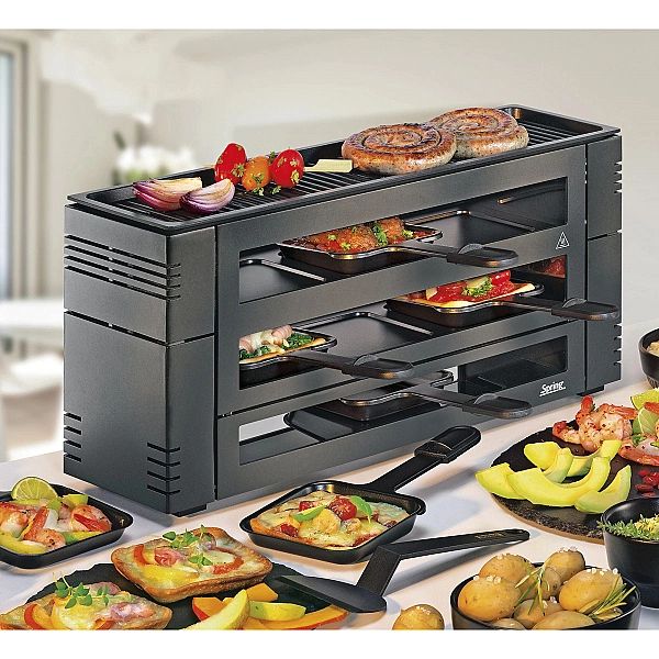 Raclette/piec do mini-pizzy, dla 6 os., 46 x 16 x 21,5 cm PIZZARACLETT