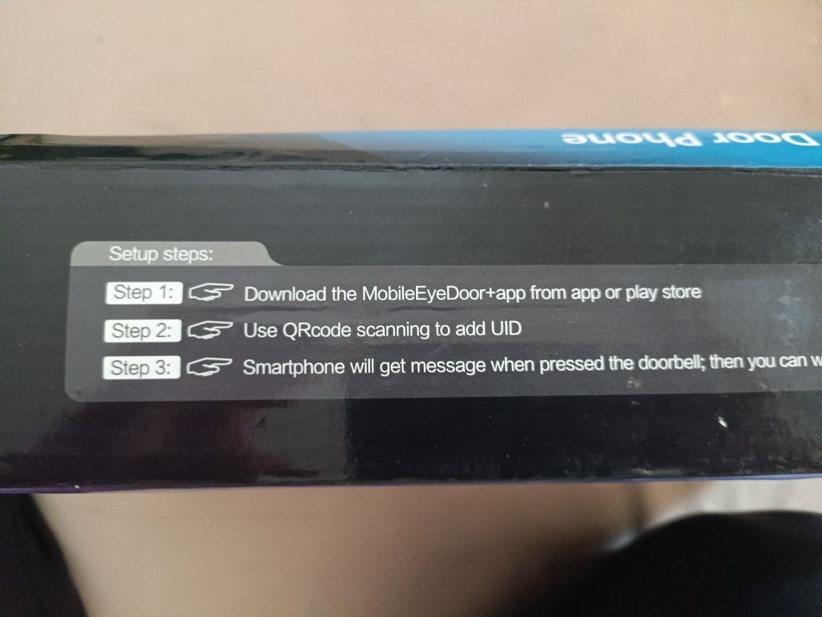 Dzwonek do domu z przeniesieniem na telefon wifi na