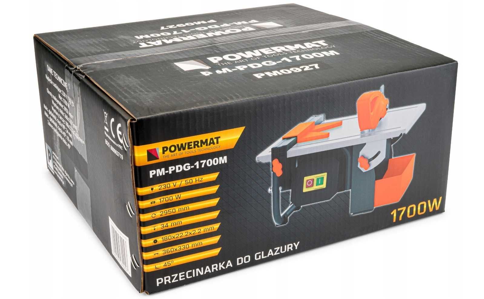 PRZECINARKA DO glazury PŁYTEK na mokro 2W1 1700W PM-PDG-1700M