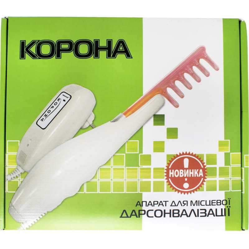Малогабаритный аппарат для местной дарсонвализации Корона