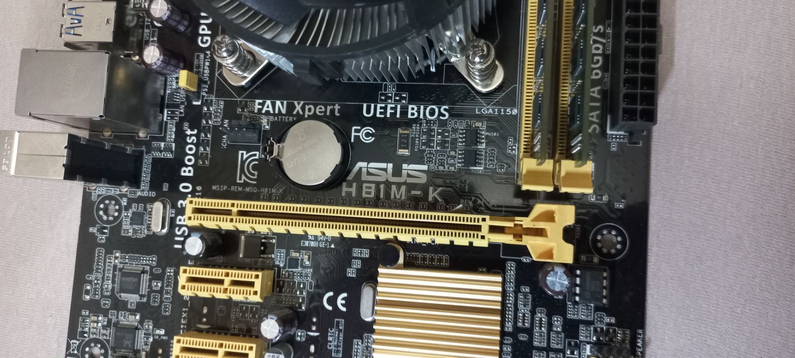 Комплект. Asus H81M-K, s1150,Xeon E3-1270 v3 аналог I7-4770.8Gb.