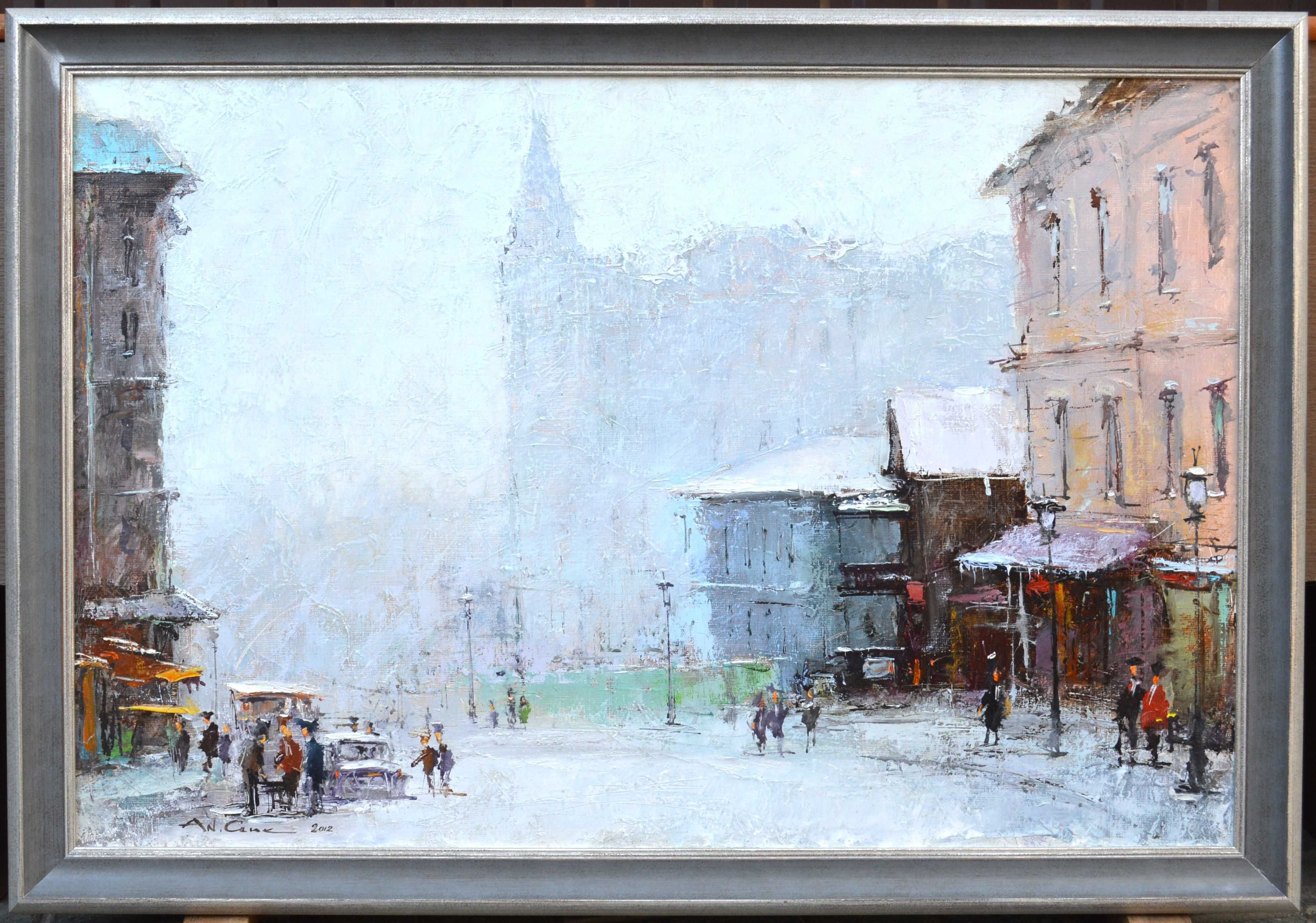 Картина художника Андрій Гук "Київ, Андріївський узвіз", 2012 рік.