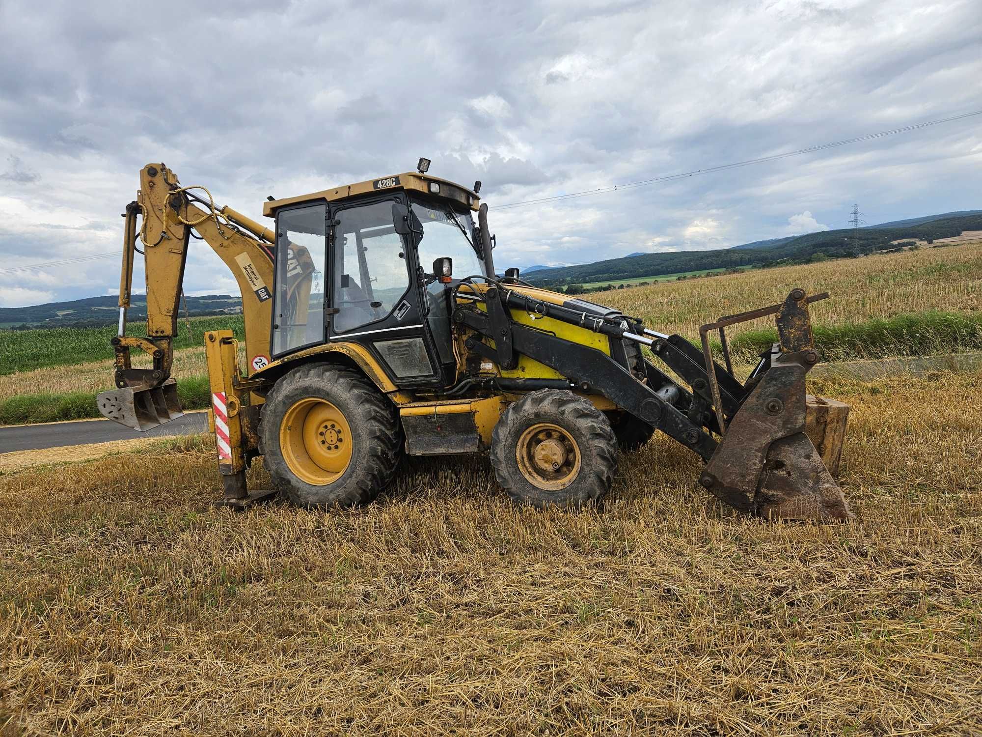 Witam sprzedam lub zamienie koparkoładowarke cat 428c na autolawete