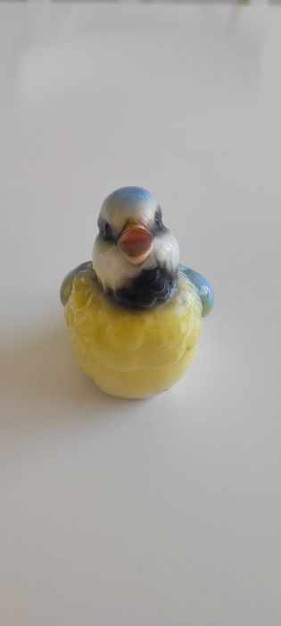 Синиця.Фігурка птиці.фарфор Німеччина.вінтаж