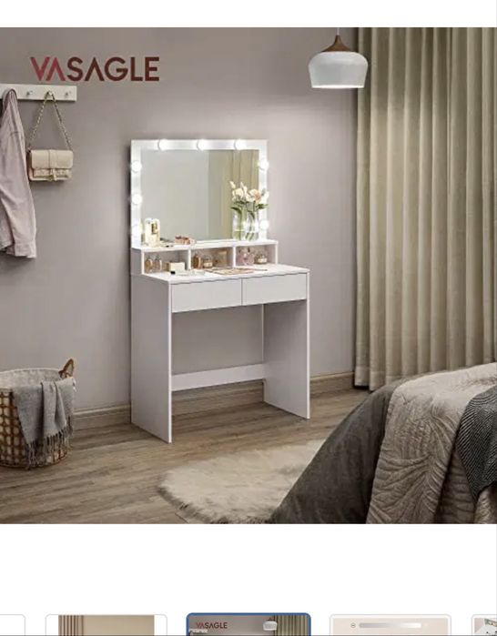 Toucador com Espelho e Luz Led