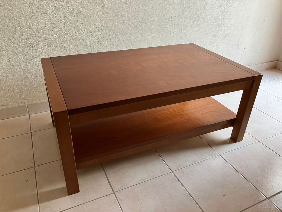 Mesa de centro madeira maciça