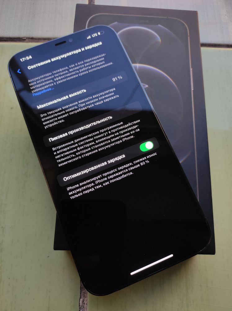 iPhone 12 Pro Max 512Gb Graphite Идеал Акб 91%