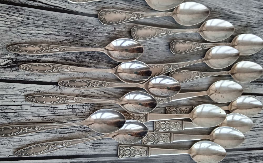 Мельхіорові чайні ложки. Вінтаж.