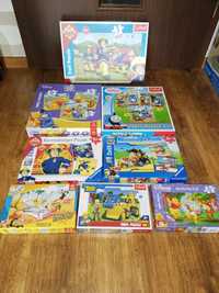 Puzzle bugs strażak sam bob budowniczy Thomas & friends kubuś puchatek