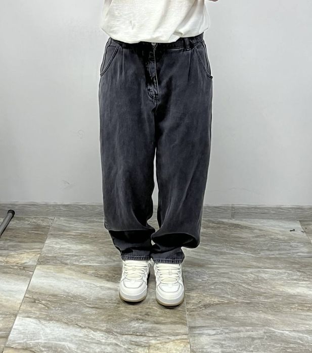 Широкі джинси Loose fit mom baggy широкие фейд джинсы sk8 rap мом