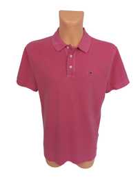 Męska koszulka polo kolor różowy marki Tommy Hilfiger roz. L