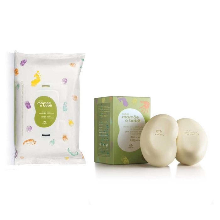 Kit Mamãe e Bebê higiene cheirinho brasileiro