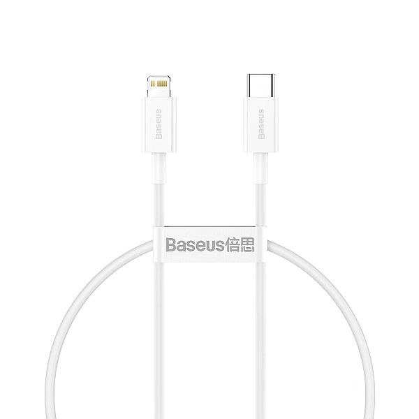 Kabel Baseus Superior Series USB-C / Lightning PD 20W 2 m - biały