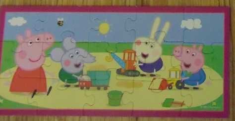 Puzzle Bystrzaka 4w1 Świnka Peppa Trefl 91781