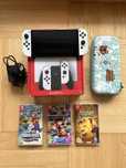 Nintendo Switch Oled + 3 gry