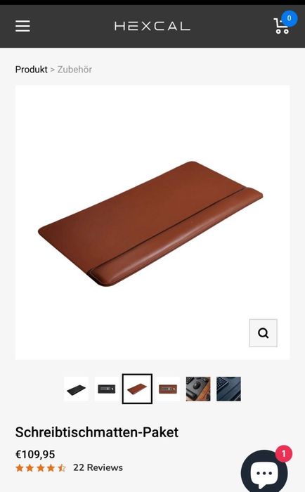 Коврик для компьютера  килимок для ноутбука Hexcal кожа , настольный