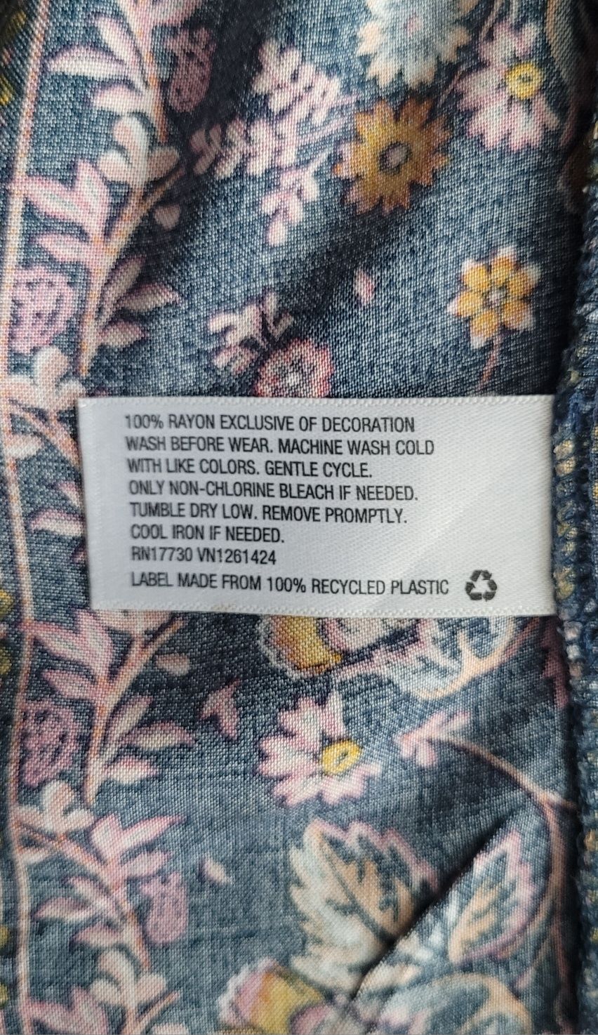 Usa Art Class zwiewna bluzeczka stylowa rayon hit