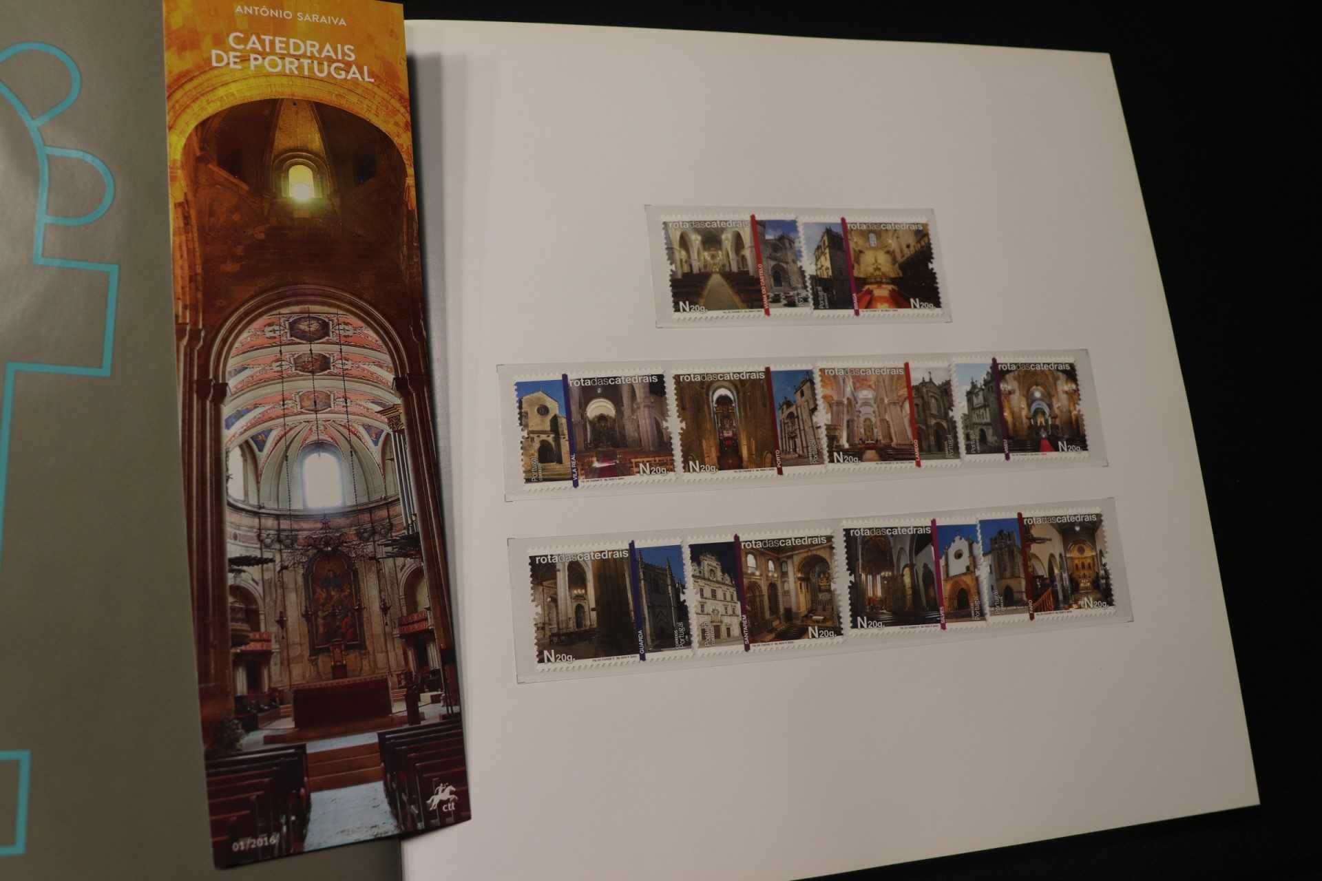 Livro dos CTT completo : "Catedrais de Portugal" -> NOVO
