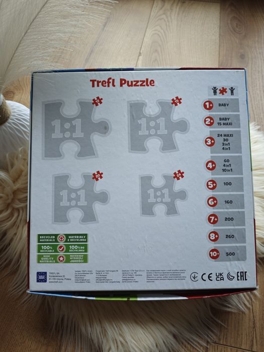 Puzzle Świnka Peppa 3+ Peppa pig, cztery układanki Trefl