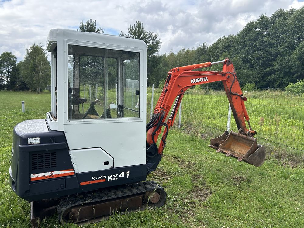 Minikoparka koparka kubota kx41 jcb yanmar
