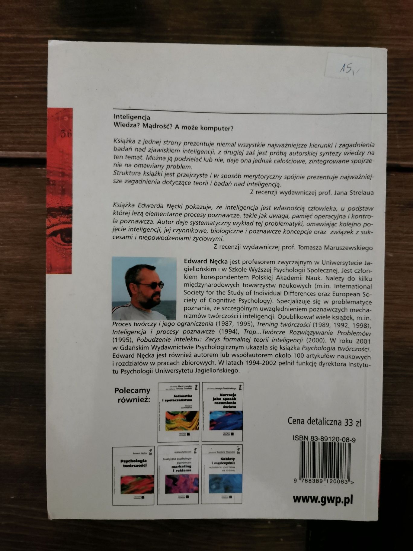 Inteligencja - geneza, struktura, funkcje - Edward Nęcka