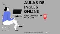 Aulas/explicações de Inglês Online