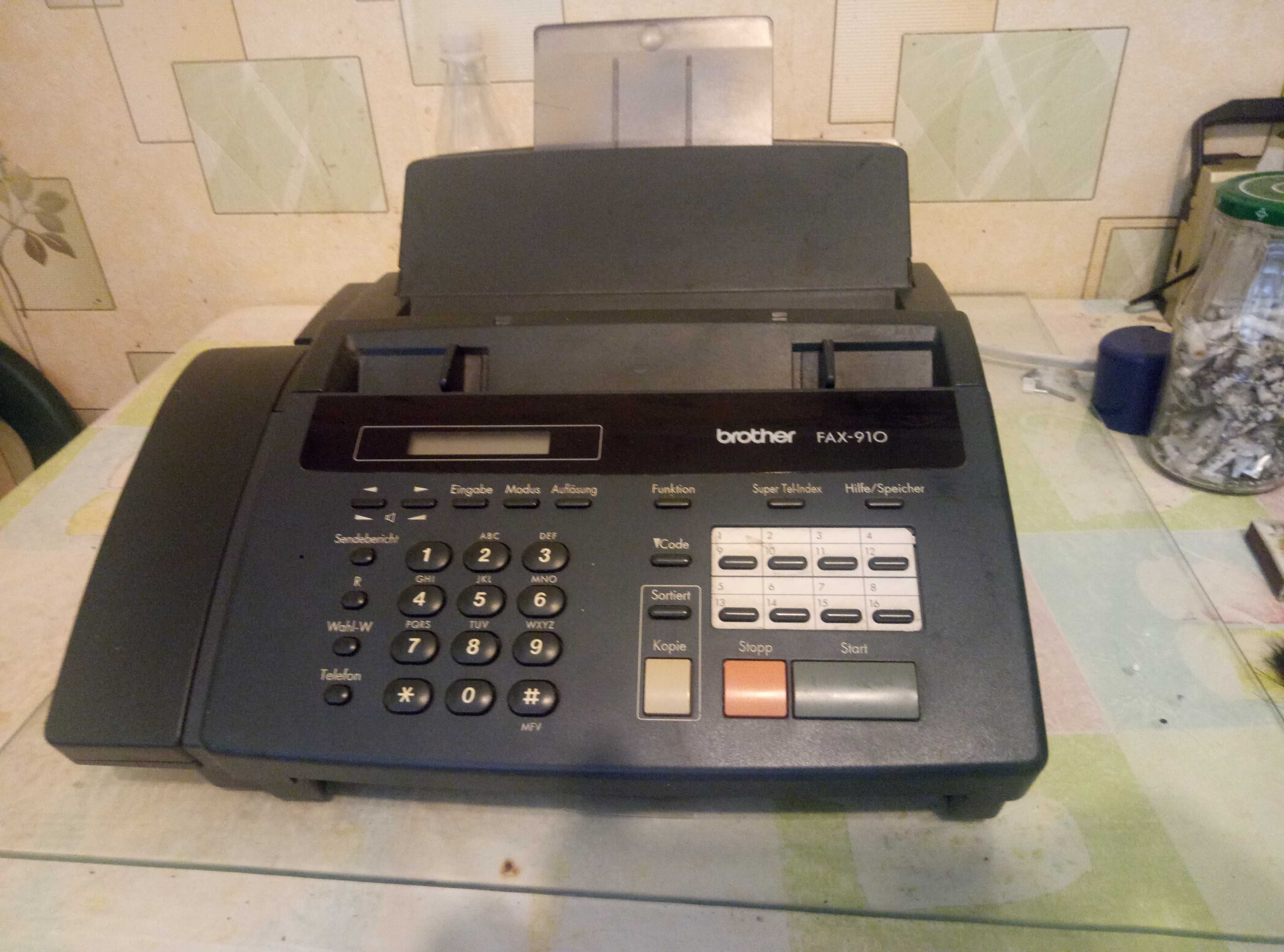 Телефон-факс Brother fax-910 раритет