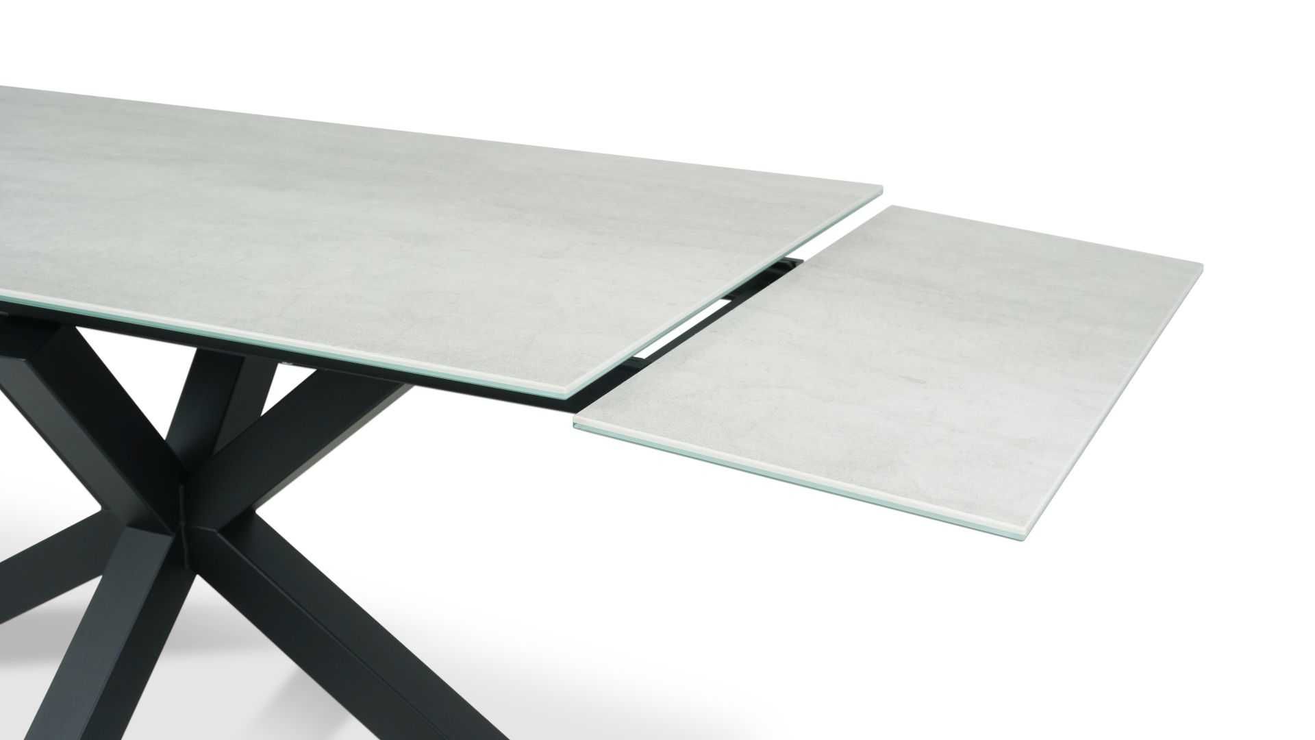 Stół ze spieku kwarcowego rozkładany 160-240x100cm NIDO