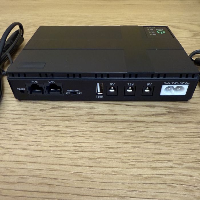 Міні безперебійник (UPS ДБЖ) для Wi-Fi роутера на 12в, 9в, 5в