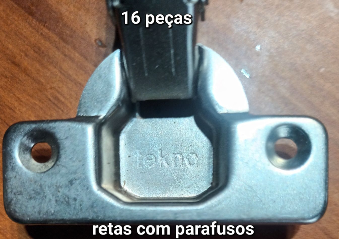 Dobradiças retas c/ parafuso
