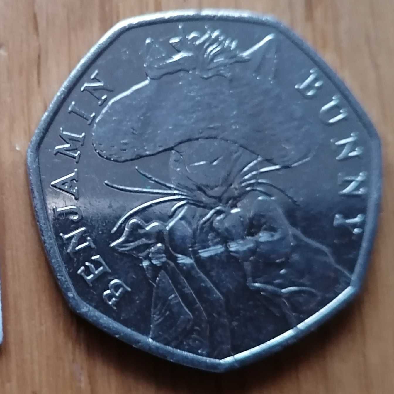 Benjamin 50 pence 2017 - Urodziny Beatrix Potter / 50 pensów