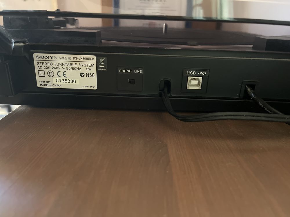 Gira Discos Sony PS-LX300USB