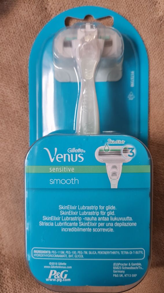 Nowa maszynka dla kobiet Gillette Venus Sensitive Smooth