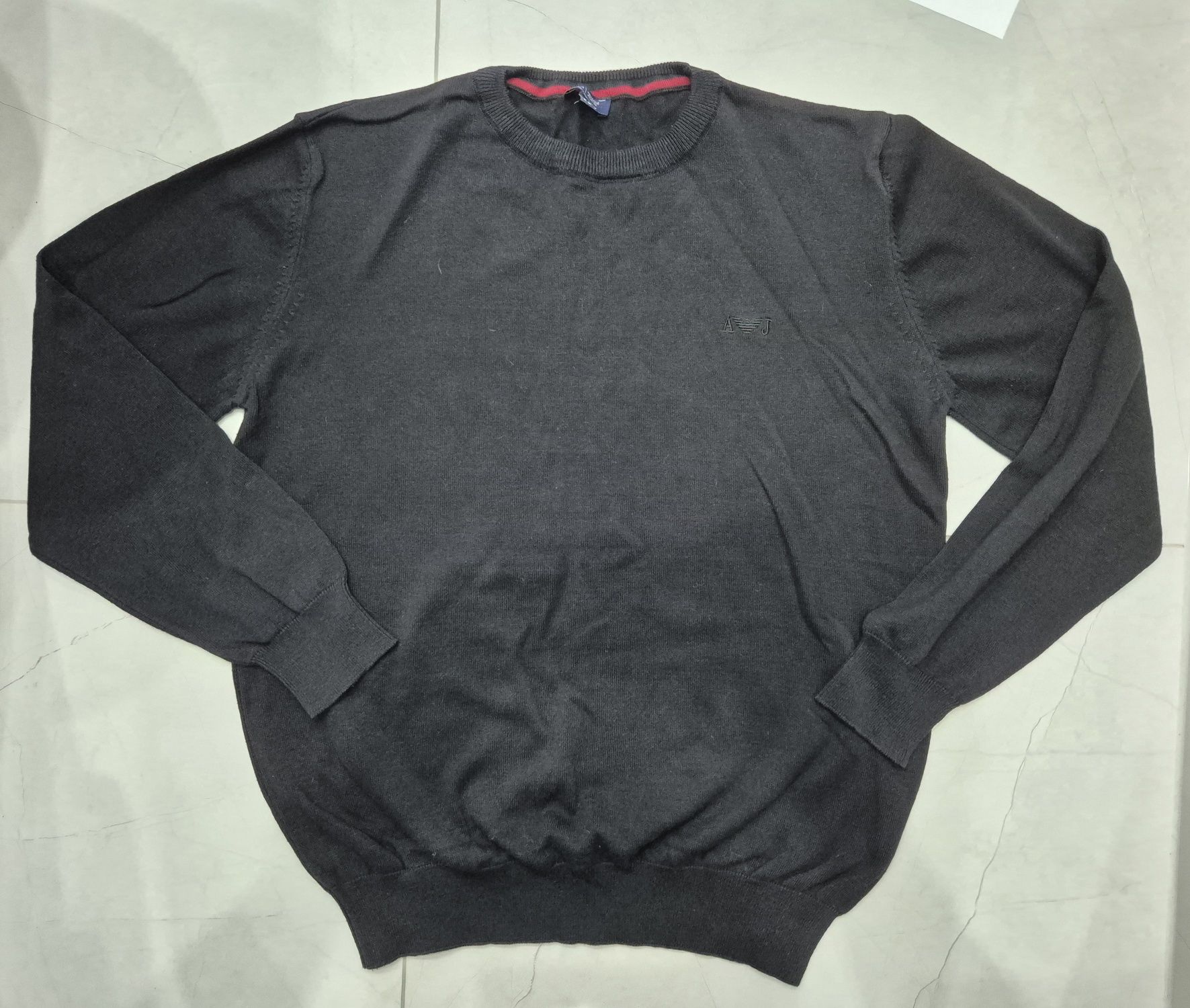 Sweter męski Armani XXL czarny