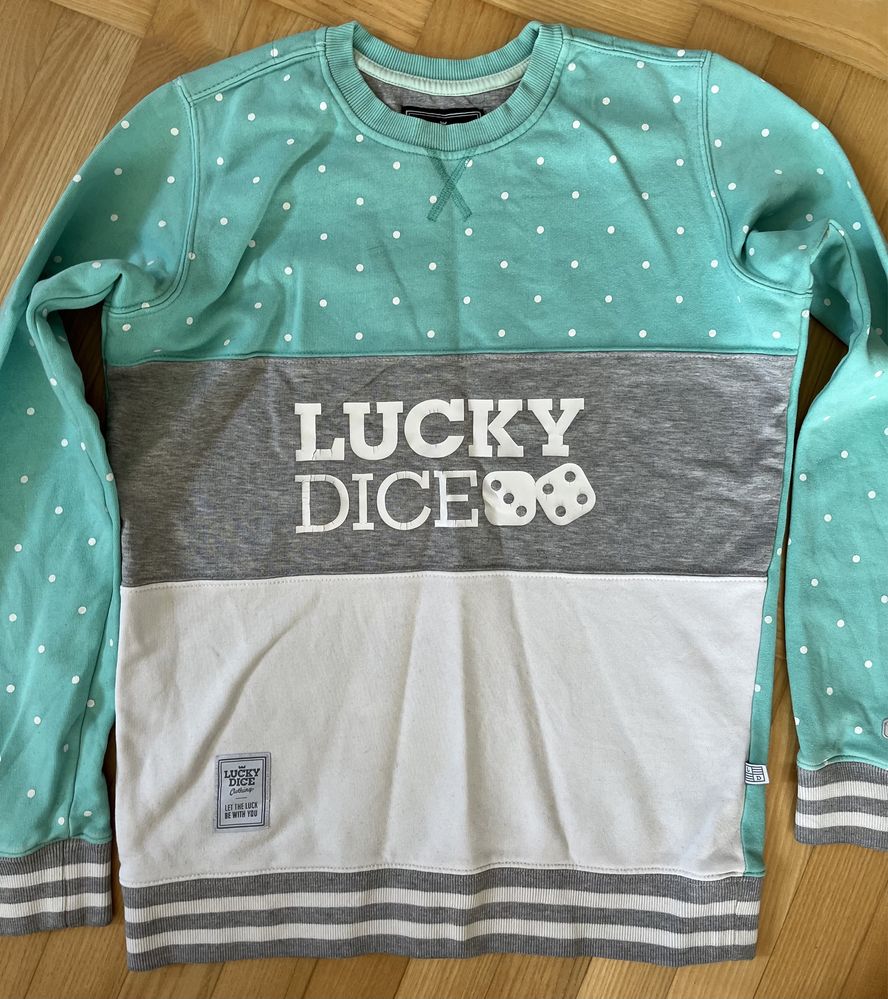 Bluza damska LUCKY DICE miętowa M