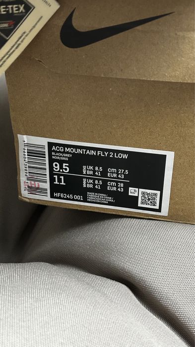 Nike Acg Mountain Fly 2 Low  Gore tex оригинал размер 43