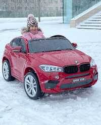 Wielkie LAKIEROWANE BMW X6M dwuosobowe auto na akumulator 12V PILOT