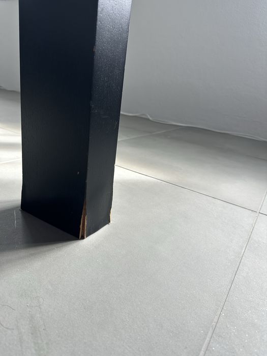 Mesa extensivel de jantar preta