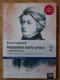 Ponad słowami Maturalne karty pracy 2