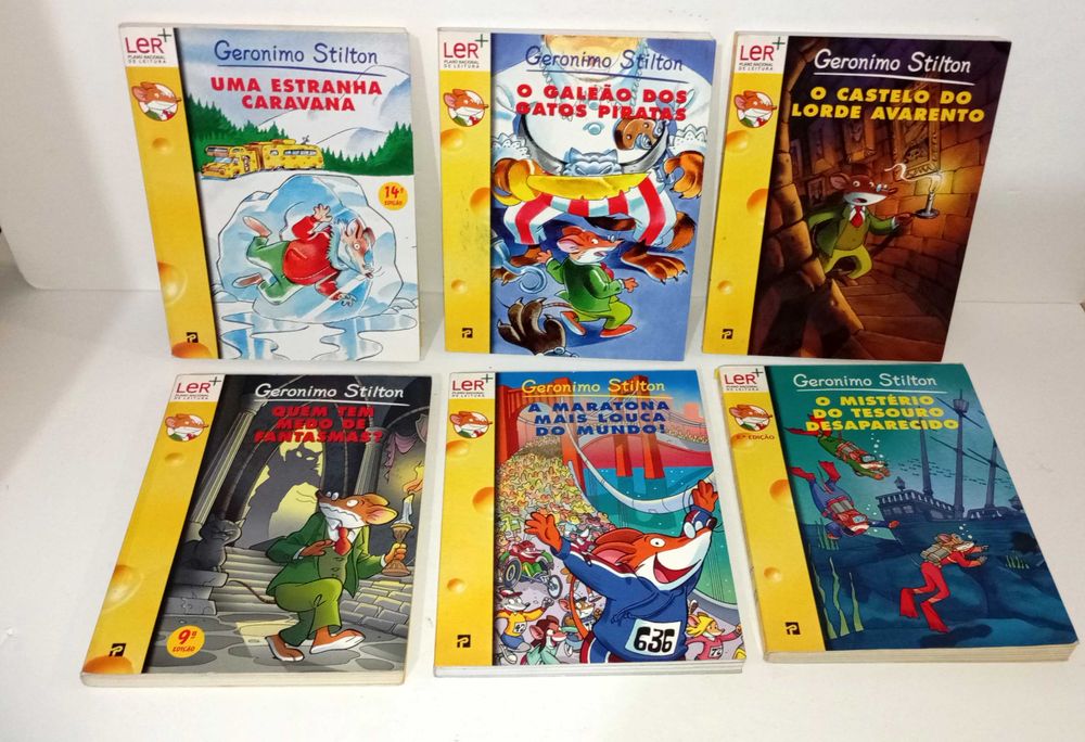Livros do Gerónimo Stilton - mais nas restantes fotografias