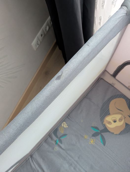 Łóżeczko turystyczne baby design espiro szare